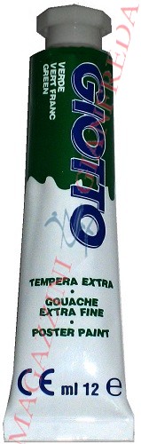 GIOTTO TEMPERA TUBO ML 12 VERDE